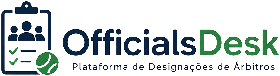 OfficialsDesk — Plataforma de Designações de Árbitros